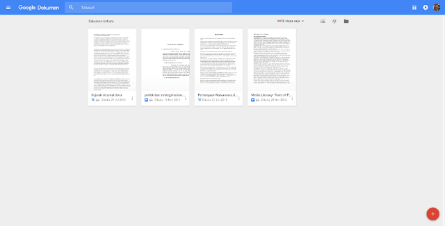 Google Docs Dokumen Screenshot