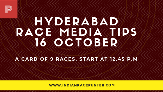  Hyderabad Race Media Tips, indiarace,  free indian horse racing tips
