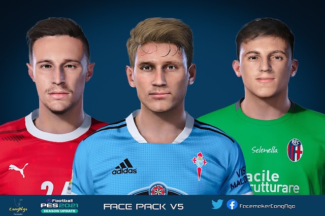 PES 2021 Facepack V5 By CongNgo