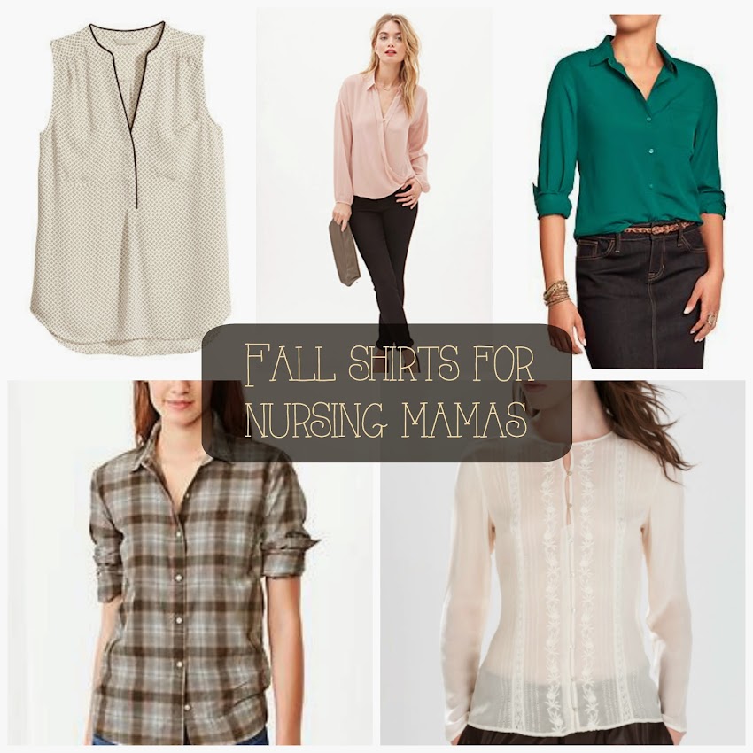 Fall shirts for a nursing mama