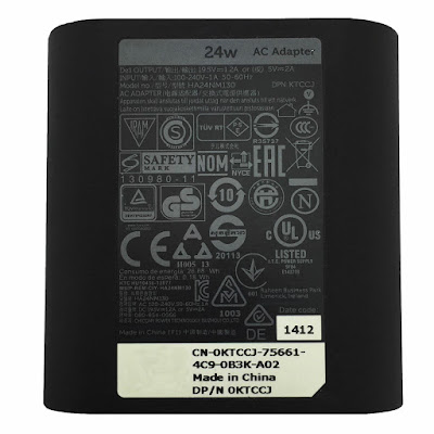 Charger DA24NM130 für Dell Venue 7 8 10 11 Pro Tablet 24W AC Netzteil