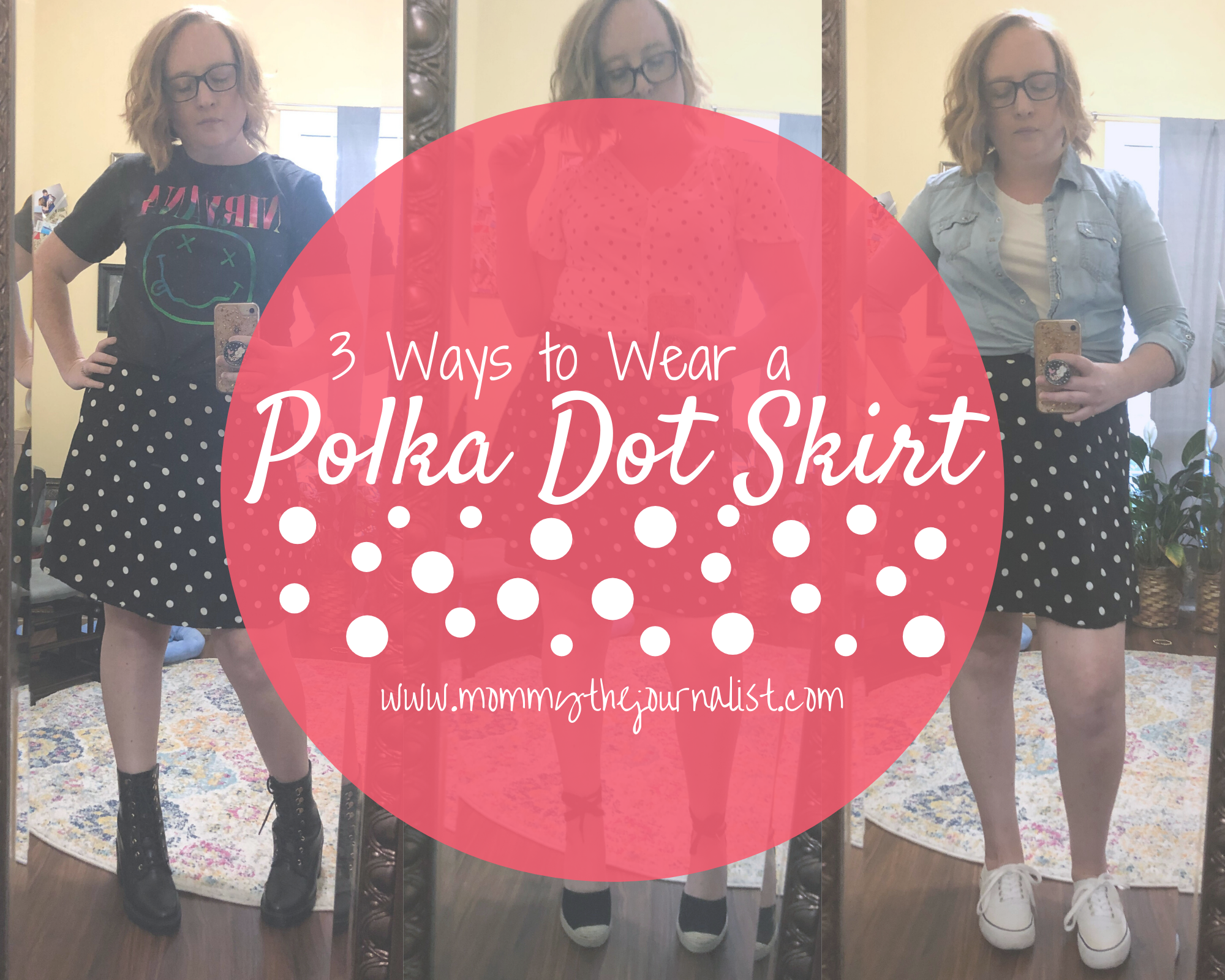 Polka Dot Skirt Outfit Ideas