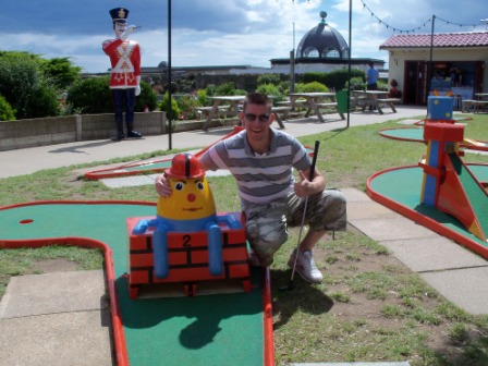 With a Humpty at Merrivale Model Village in Great Yarmouth