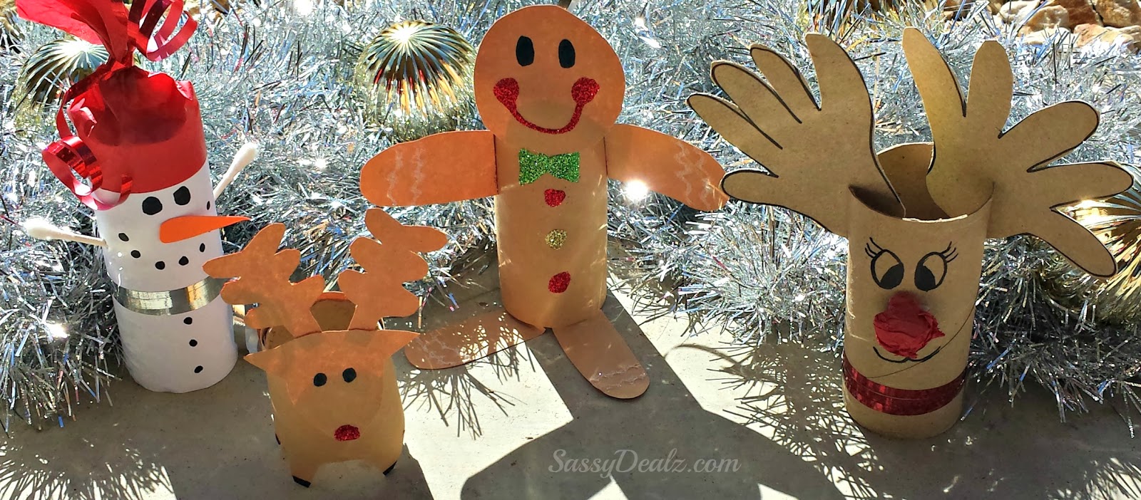 DIY Christmas Toilet  Paper  Roll  Craft  Ideas For Kids 