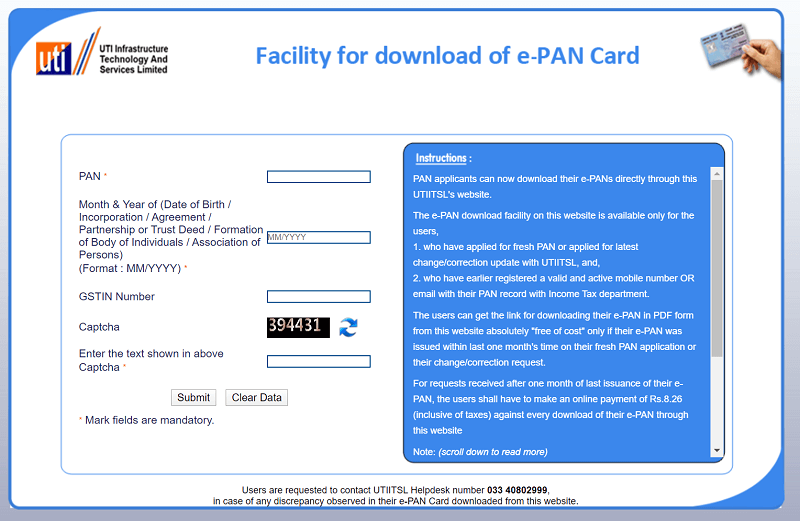 Facility-for-download-of-e-PAN-Card
