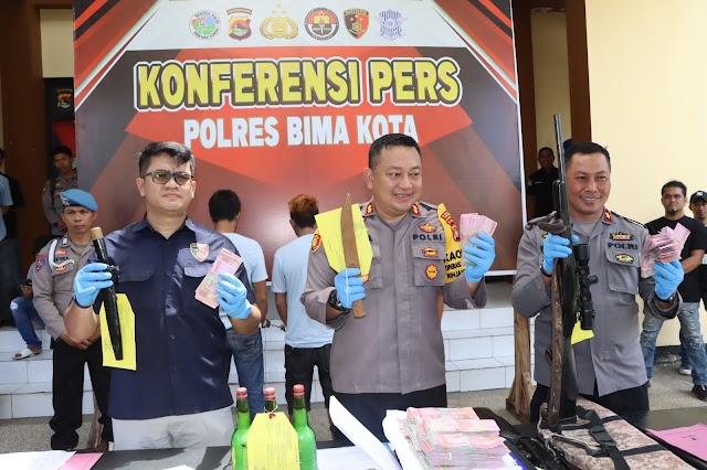 Polres Bima Kota Berhasil Ungkap Peredaran Ratusan Juta Uang Palsu