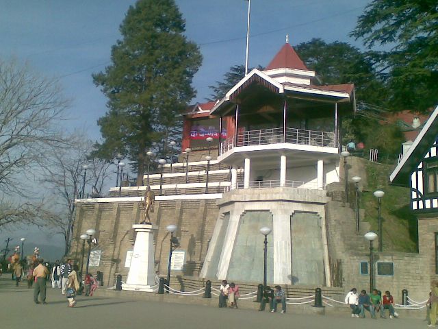 Mall road shimla