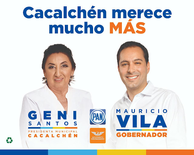 Para Cacalchén Yucatán, Geni Santos y Vila