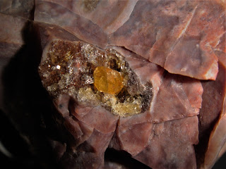 Celestina en sílex,  Los Pedreñales, Azaila, Teruel, 3 mm