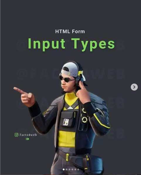 Exploring All Input Types in HTML: A Comprehensive Guide by Zubi Tech Hub