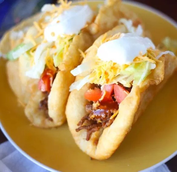 Homemade Mexican Chalupas #dinner #taco