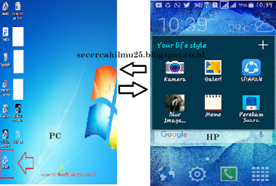 cara berbagi file dari HP ke PC tanpa kabel data tapi menggunakan Share It