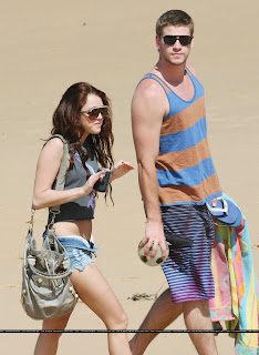 Miley Cyrus: Out And Kissing Her Boyfriend On The Beach