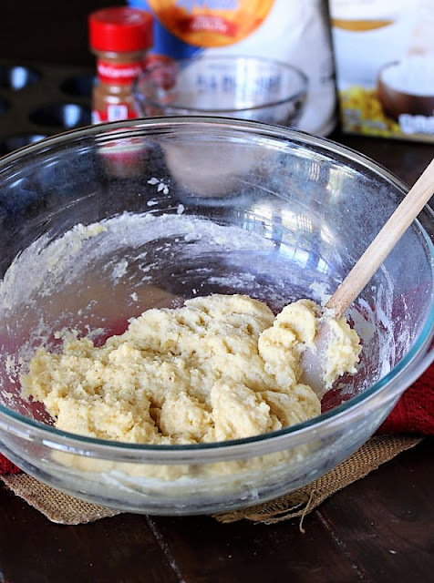 Cinnamon Sugar Donut Hole Muffins Batter Image