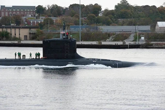 Submarino de ataque de clase Virginia USS Vermont. (Fuente de la imagen: U.S. DoD)