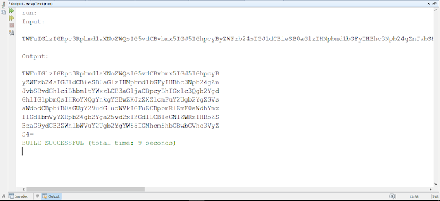 split a string into fixed length rows