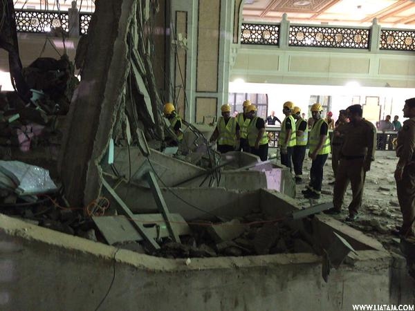 Foto Crane Jatuh Di Makkah | liataja.com