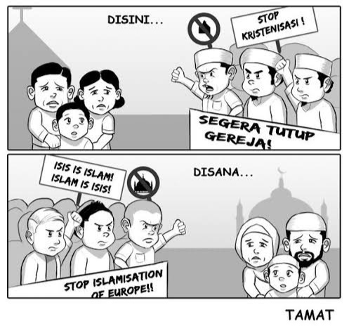 Semua Agama Saling Phobia Satu Sama Lain