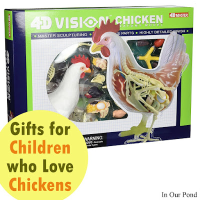 Gifts for Children Who Love Chickens from In Our Pond  #christmas  #holidays  #giftguide  #farm  #chickens