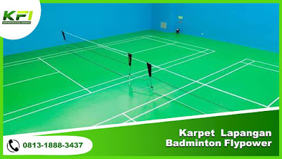 Karpet Lapangan Badminton Flypower