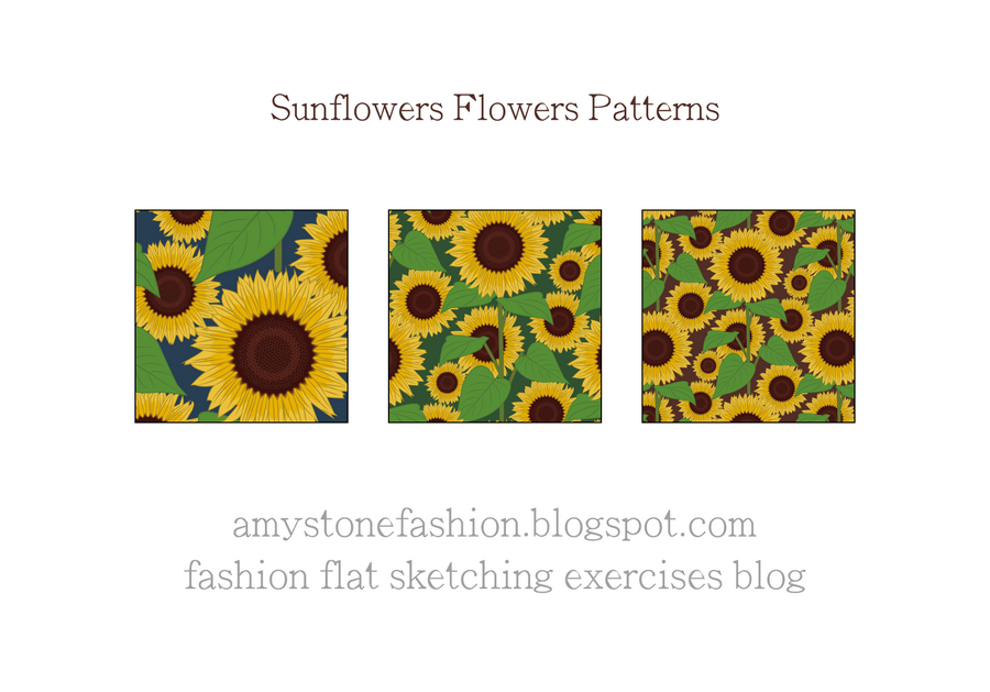 Sunflowers Floral Patterns