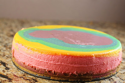 Special Rainbow Cheesecake 