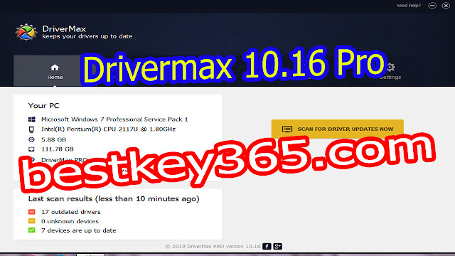 Drivermax 10.16 pro update the best driver in the world [bestkey365.com]