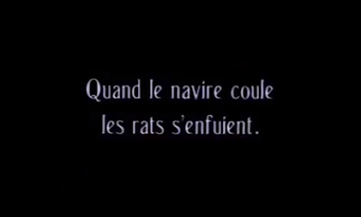 intertitle when the ship sinks the rats run away