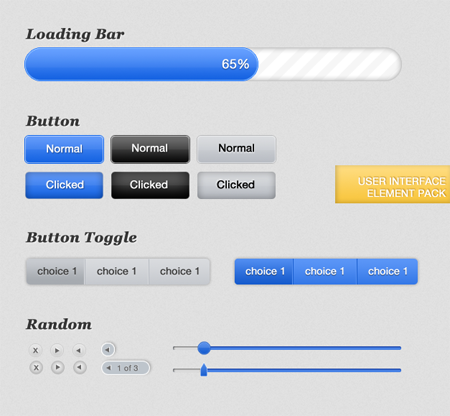 Free Web UI Element Pack