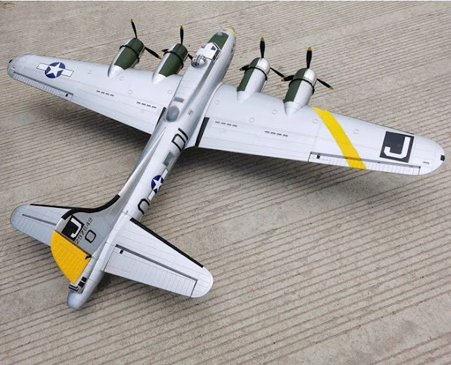 QTMODEL B-17 Bomber 1830mm wingspan EPO World War II RC Aircraft KIT/PNP