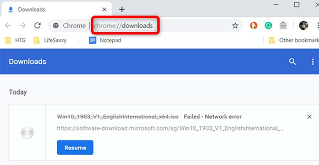 Cara Melanjutkan Download Yang Terputus Di Browser Google Chrome