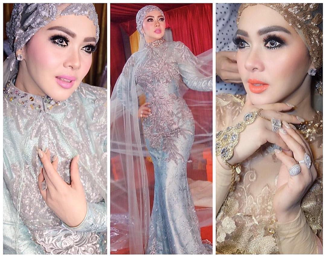 10 Model Baju Lebaran Syahrini Glamour Dan Elegan