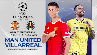 Live Streaming Manchester United vs Villarreal