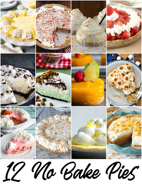 Keep it cool with this summer with these 12 No Bake Pie Recipes!