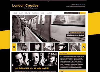 London Creative Blogger Template