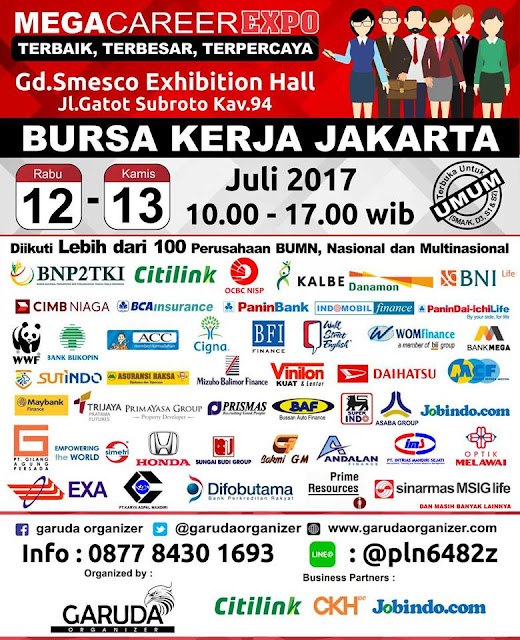 Job Fair Mega Career Expo Jakarta – Juli 2017