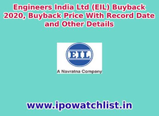 engineers india buyback 2020