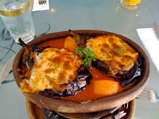 gratin d'aubergines, végétarien, sans gluten, à la turque