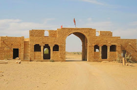 Entry to the haunted village of Kuldhara