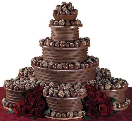 Chocolate Wedding Cake