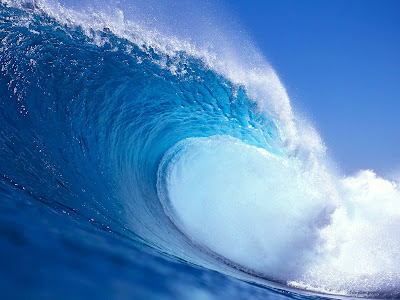 ocean waves wallpaper. Big Ocean Wave Wallpaper