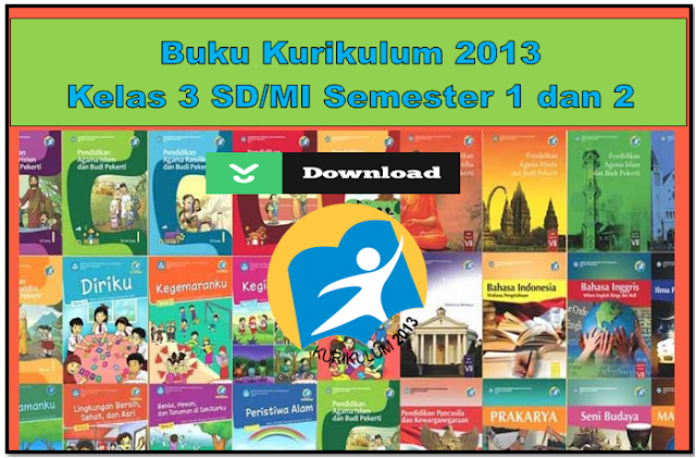 buku guru dan siswa kelas 3 SD/MI semester 1 dan 2 kurikulum 2013