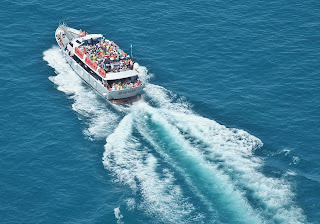 Cinque Terre Ferry heading toward Portovenere