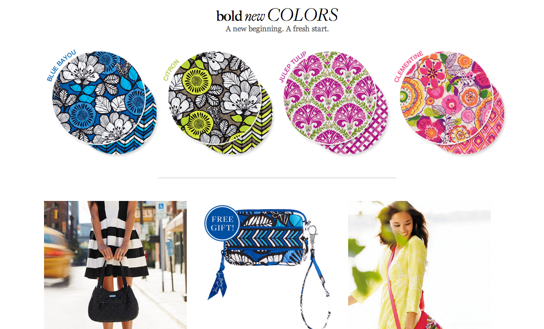 Vera Bradley Website Redesign