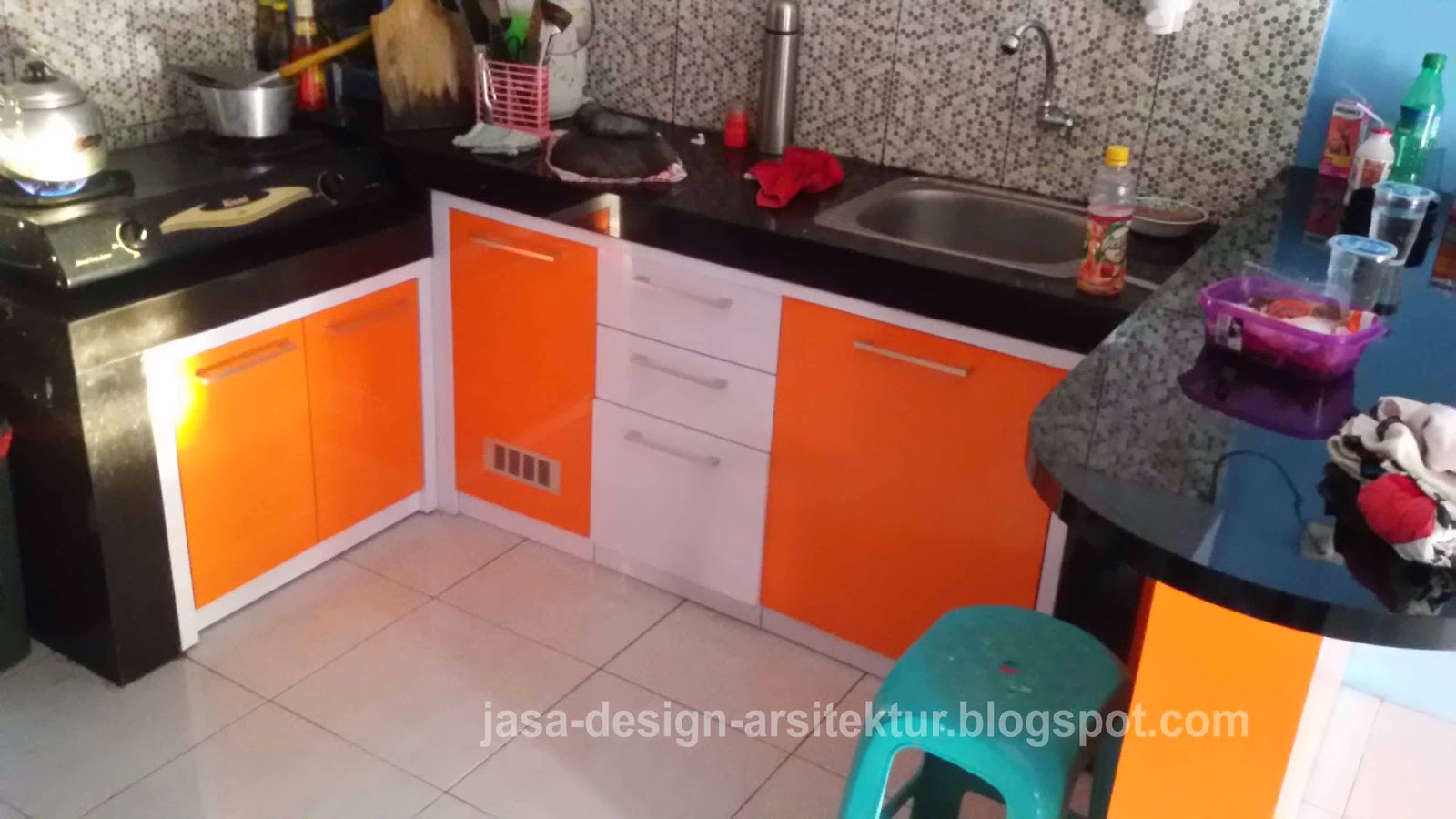 Desain Dapur Orange Inspirasi Desain Rumah Dan FurnitureTerbaik