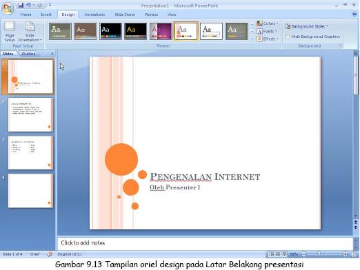 belajar komputer Mengenal Microsoft Office Power  Point  2007 