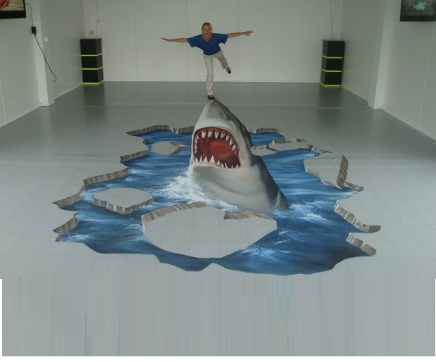 3D floor art