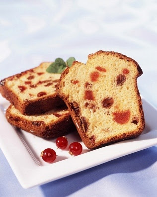 Budin de Navidad con frutas abrillantadas