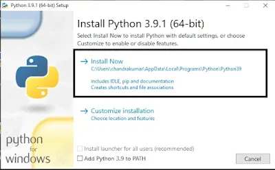 How to python get started with python install