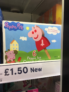 peppa pig ice lollies